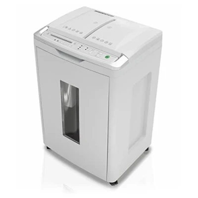 Image de shredcat 8285 Destructeur avec Auto Feed, coupe croisée 4x10 mm (jusqu&#039;à 350 feuilles, niveau de sécurité P 4, conforme RGPD, détruit également les cartes crédit, agrafes, CDs/DVDs), 82859111