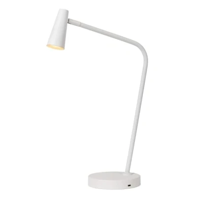 Image de Lucide Stirling lampe de table rechargeable 30,5 x 14 47,5 cm 3 step dimmer 3W dimmable LED incl blanc