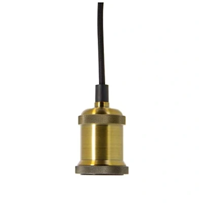 Image de Xanlite douille Suspension Ampoule fil Électrique pour prise electrique à dorée Style vintage SDVEG