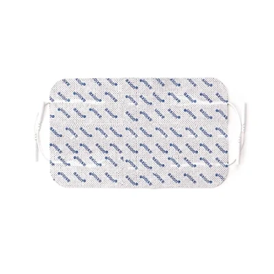 Image de Electrode large 20x12 cm axion Patchs grande surface pour dos, mal de dos électrostimulateur TENS et/ou EMS réutilisables avec connexion filaire 2 mm