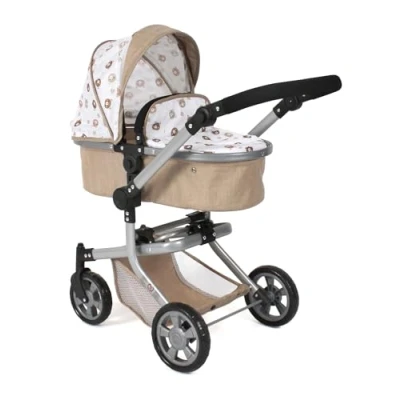 Image de Poussette Pour poupée BAYER CHIC 2000 Mika 2 en 1 Beige enfants à partir de 3 ans