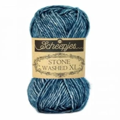 Image de Scheepjes 1665 845 Fil de coton délavé XL Apatite bleue 1 x 50 g