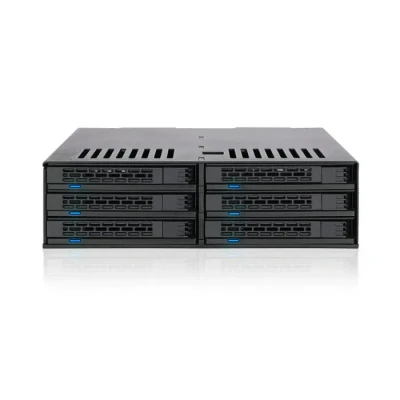Image de Icy Dock MB326SP B boîtier de disques Rack (1 U) Noir Neuf