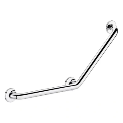 Image de Delabie 5082P Barre d&#039;appui coudée 135 Ø 32 400x400 mm INOX 304 Poli Brillant, Autre