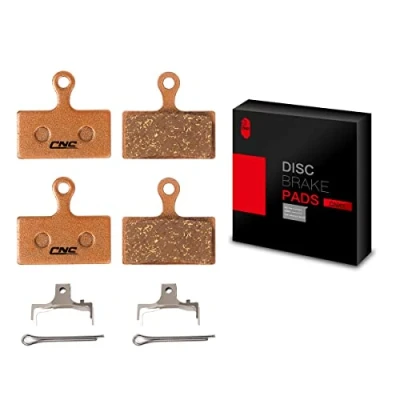 Image de CNC Lot de 2 plaquettes frein vélo pour Shimano G01S G02S G03S G02A Organiques XT XTR SLX Deore
