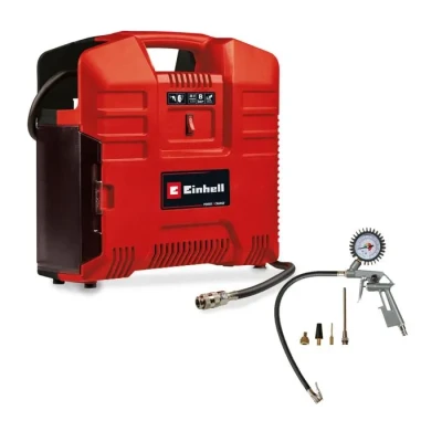 Image de Einhell Compresseur mobile sans fil TE AC 36/8 Li OF Set Solo Power X Change (36 V, 8 bar max,aspiration 130 L/min, avec kit de 3 adaptateurs) Livré batterie ni chargeur