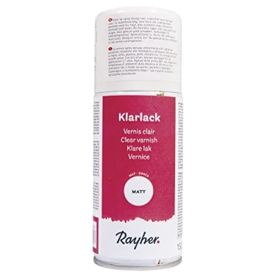 Image de Rayher Vernis en spray transparent mat, p. diverses surfaces, 150 ml, 3400500