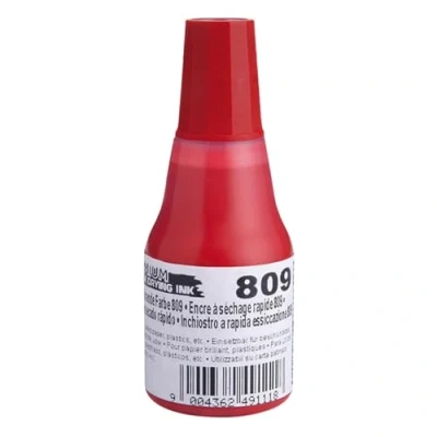 Image de COLOP 146231 encres à séchage rapide rouge 809 25ml