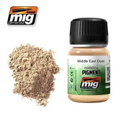 Image de AMMO munitions Mig 3018 pigments (35 ML) Middle East la poussière, Multicolore