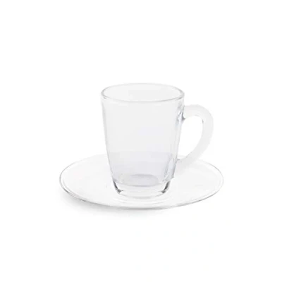Image de Excelsa Flore Lot de 6 tasses à café, verre, transparent