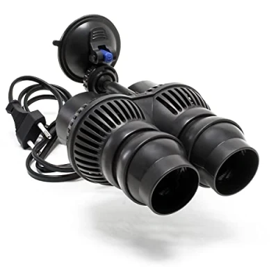Image de SunSun JVP 200A Pompe de Brassage Double Wavemaker, 5000 l/h 7 W, Fixation par Ventouse, pour Aquarium, Eau mer, Douce, saumâtre, Circulation