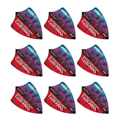 Image de RED DRAGON Hardcore Peter Wright Snakebite Multi Freestyle Vols de fléchettes 3 Ensembles par Paquet (9 au Total)