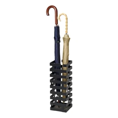 Image de Yamazaki Porte parapluie en métal, design moderne noir 15,0 x 43,0 cm