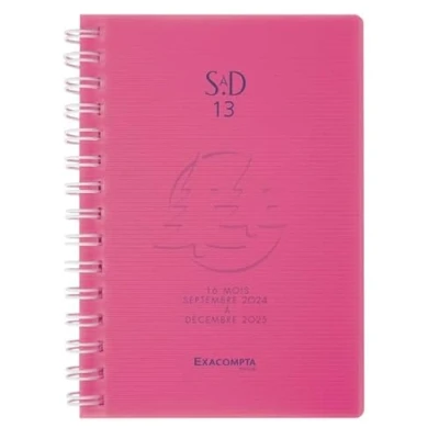 Image de Exacompta Réf. 56279E Carton de 10 trieurs personnalisable Kreacover Pastel avec 3 rabats élastiques couverture et intérieur en PP 8 compartiments dim 25x32cm pour A4 assorties