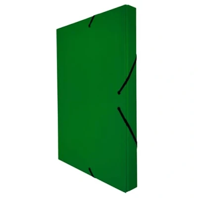 Image de RAYLU PAPER classeur de projet mat format A4 avec dos 3 cm, dossier en carton robuste et fermeture élastiques pour projets scolaires ou bureau, taille 34 x 24 cm (Vert)