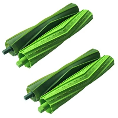 Image de MIRTUX Lot de 2 rouleaux compatibles avec Roomba série E, i et J Brosse centrale pour E5, E6, i1, i3, i3+, i7, e5154, e5158, j7 Remplacement Accessoire