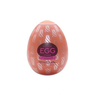 Image de TENGA Hard Boiled II Egg Cone Blanc Sensation Réelle