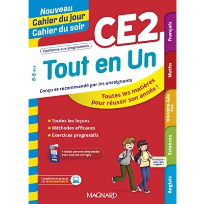 Image de Tout en Un CE2 Leçons, méthodes et exercices Nouveau Cahier du jour soir Livre d’occasion Très bon