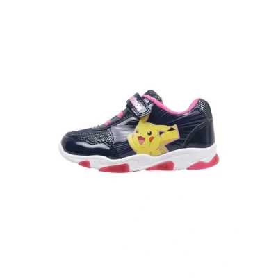 Image de Pokemon Baskets basses pour enfants, Taille: 29, Blue Tissu / matière synthétique