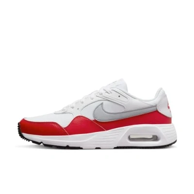Image de Nike Air Max SC, Chaussures Homme, Blanc Gris Loup Rouge Université Noir/Noir Noir, 38.5 EU