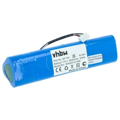 Image de vhbw Batterie Compatible avec Fluke Scopemeter 192, 192B, 196, 196B, 196C, 199, 199B oscilloscope, Outil de Mesure (3600mAh, 7,2V, NiMH)
