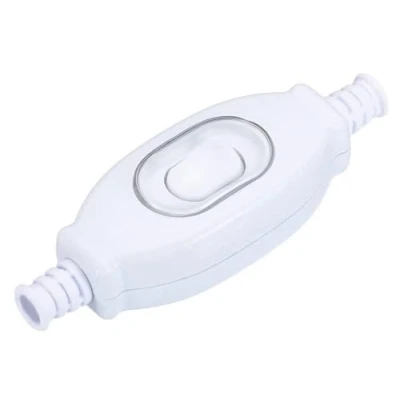 Image de Interrupteur intermédiaire étanche IP65 Blanc Convient pour l&#039;extérieur 2 pôles 3 A 250 V LED SMD