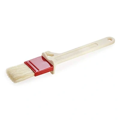 Image de Thermohauser 3000234043 Pinceau à poils naturels courts, largeur de env. 4 cm, avec entretoise, : naturel, manche plastique PA, fibre verre renforcée.