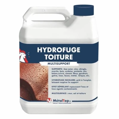 Image de Metaltop Hydrofuge Toiture Incolore RAL Pot 5 L