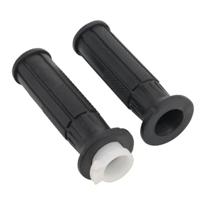 Image de GOOFIT Poignée de Guidon Remplacement pour Mini Moto 2 Temps 47 CC 49 Noir