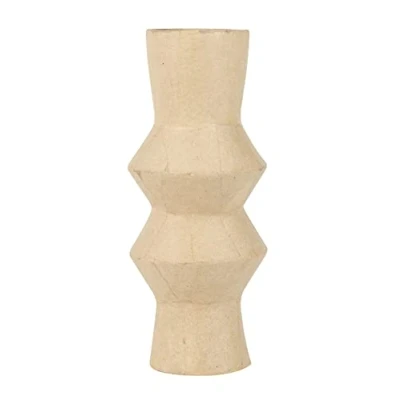 Image de Décopatch HD070C Un support en papier mâché brun 10x10x25 cm Waterproof Vase twisty