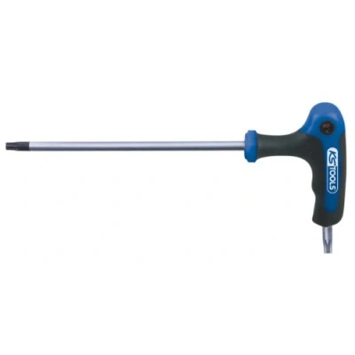 Image de KS TOOLS 151.8121 Tournevis coudé avec perçage, Torx 140, 100 TB10