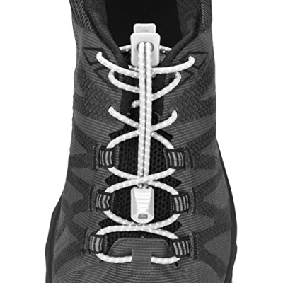 Image de Nathan NS1171 Lacets pour Course à Pied réfléchissants, Blanc, Taille Unique