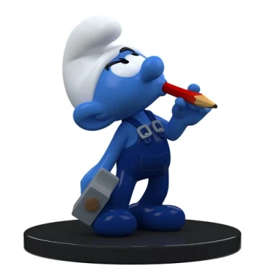 Image de Puppy Figurine de Collection Les Schtroumpfs, Le Schtroumpf Bricoleur (2021)