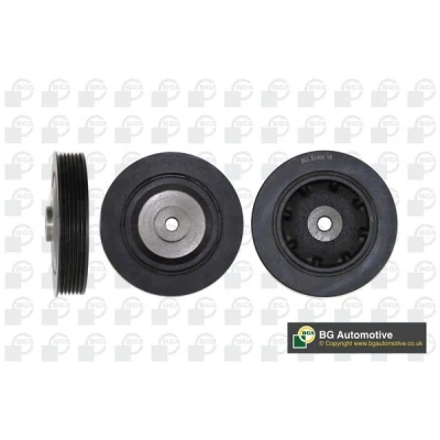 Image de BGA DP0205 Poulie Damper 132, 136mm découplé PEUGEOT: 206 3/5 portes, 307 406 Berline, RENAULT: CLIO 2, Kangoo I Express,