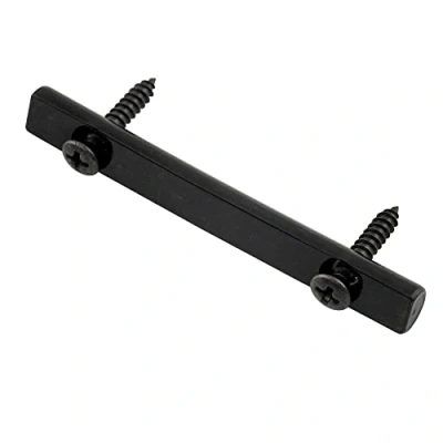 Image de Musiclily Pro 48mm FR Style Guide Cordes Guitare en Laiton String Retainer Bar pour Floyd Rose Double Locking Tremolo System, Noir