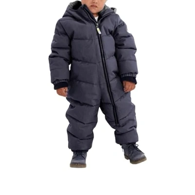 Image de Killtec Boy&#039;s Combinaison/habit de neige en duvet avec capuche Twinkly MNS ONPC B, bleu marine foncée 110/116, 35480 000