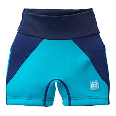 Image de Splash About Le short d’incontinence pour enfants ‘Splash Jammers’, Bleu Marine/Jade, 4 5 ans