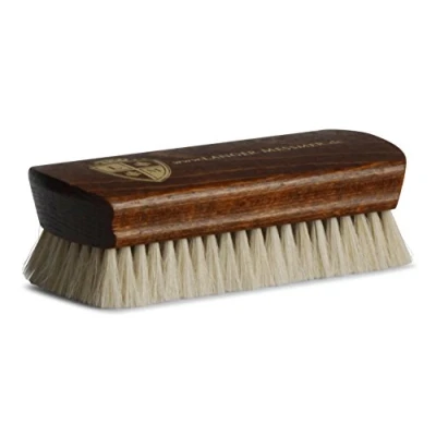 Image de Langer &amp; Messmer Brosse à chaussures de polissage 100% poils chèvre pour une brillance particulièrement fine dans le soin des