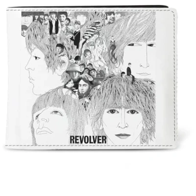 Image de Rocksax The Beatles Wallet Revolver, Accessoire Portefeuille de Voyage Mixte, Noir, Small