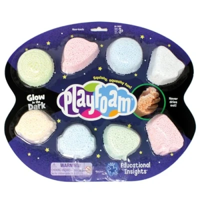 Image de Learning Resources Mousse Playfoam luminescente (8 paquets)