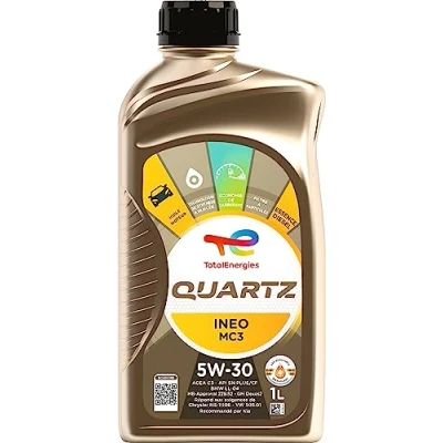 Image de TotalEnergies Quartz Ineo MC3 5W 30, Huile moteur essence et Diesel, 1 litre