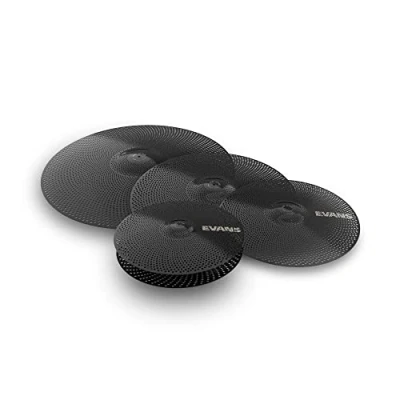 Image de Evans dB One Pack de cymbales (35,6 cm, 40,6 45,7 50,8 cm), noir