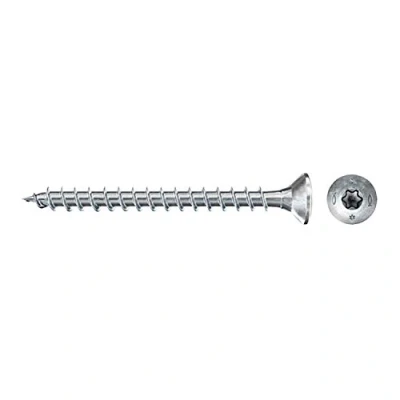 Image de fischer Vis à bois PowerFast II 3,0x25 Tête fraisée, empreinte TX, zingué blanc, filetage total/Boite de 500