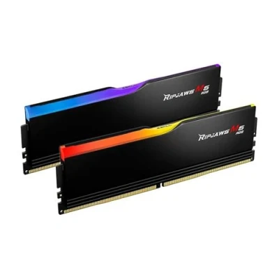Image de La mémoire RAM G.Skill Ripjaws M5 RGB 32 Go (2 x 16 Go) DDR5 5200 MHz CL40 est le choix parfait pour les amateurs de gaming et