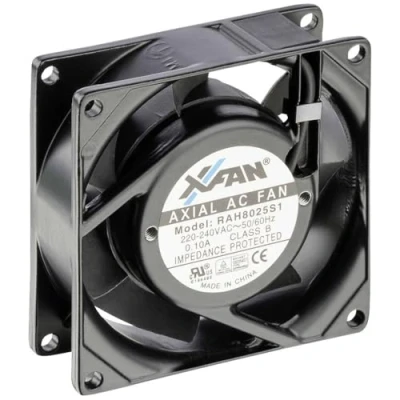 Image de Ventilateur axial x Fan RAH8025S1 Noir 80 25 mm 24 m3/h