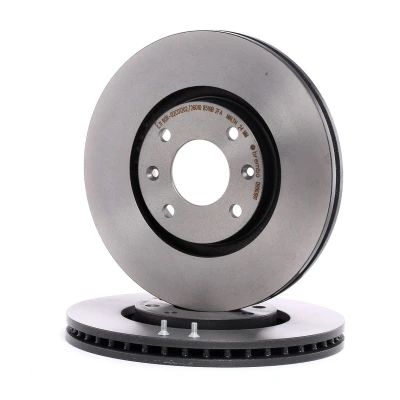 Image de BREMBO 09.9619.11 Disque de frein 283 26 4 ventilé l&#039;intérieur revêtu avec vis/boulons CITROËN: C3 Aircross 2, C5 II 5 portes, Xsara Coupe oscaro,