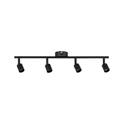 Image de Paulmann 66758 projecteur Carolina 4 flammes max. 4x10 watts plafonnier Noir mat spot Métal GU10, 4er