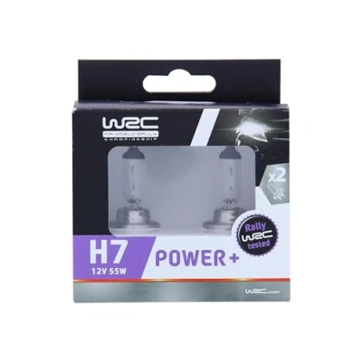 Image de WRC 007559 2 Ampoules Voiture H7 55W Power + Feux de Route, Croisement, Anti Brouillard Avant