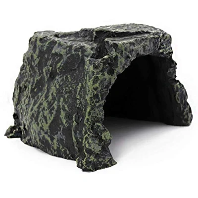 Image de M.Z.A Repaire De Reptiles Grotte Peau Reptile Hide Away Cache Tortue Pour Dragon Barbu Petits Lézards Poisson Amphibiens