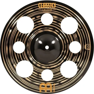 Image de Meinl Cymbals Classics Custom Dark Cymbale Trash Crash 14 pouces (35,56cm) pour Batterie B12 Bronze, Finition Sombre, Fabriquée en Allemagne (CC14DATRC)